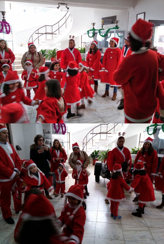 Visita dos pequeninos Mães e Pais Natais - Bombeiros de Alter do Chão